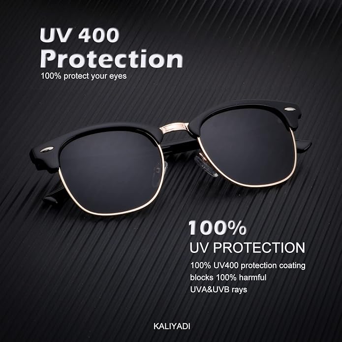 KALIYADI Sunglasses Men Polarized for Mens and Womens Unisex Sun Glasses for Driving UV Protection