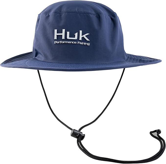 HUK Men's Boonie Hat, Wide Brim Fishing Hat for Men
