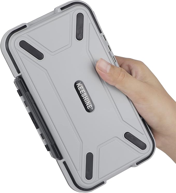 Fishing Tackle Box, Floating Storage Box, Double-Sided Lure Box with Adjustable Dividers Organizer Making Kit Container
