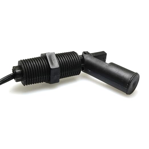 Water Pool Level Sensor 3PCS Aquarium Tank Side Mounted Horizontal Liquid Float Switch Black