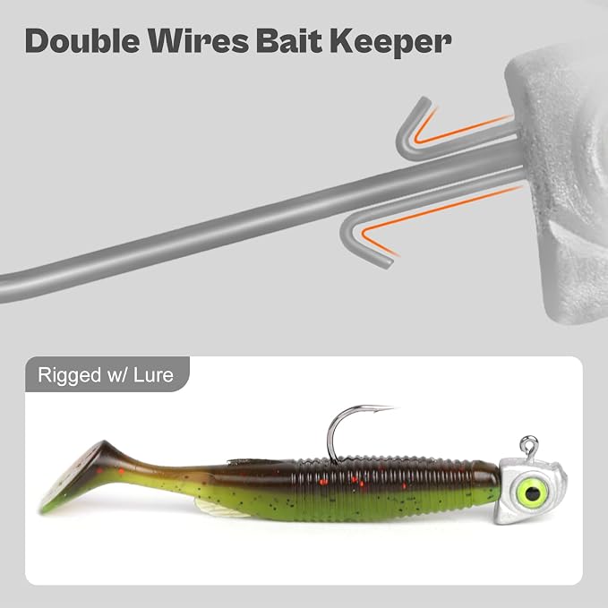 OJY&DOIIIY Swimbait Jig Heads with Chartreuse Fish Eye, 1/8 3/16 1/4 3/8 1/2oz Jigheads for Freshwater&Saltwater Fishing 10/15 Pack