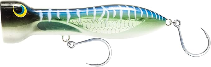 Nomad Design Chug Norris Topwater Popper Lure Collection – Floating Offshore Saltwater Surface Fishing Plug - Durable HD Body for Big Game - Realistic Splash & Erratic Action
