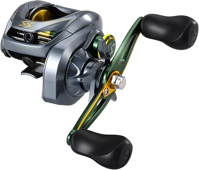 Sougayilang SY-200 Baitcasting Fishing Reel,11+1 Double Shielded Stainless Steel BB, 7 Button Magnetic Brakes, 7.6:1 Gear Ratio, 17.64 lbs of Smooth Drag