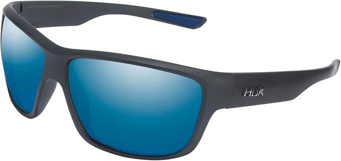 HUK Sunglasses, Polarized Lens Eyewear with Performance Frames, Fishing, Sports & Outdoors Sunglasses