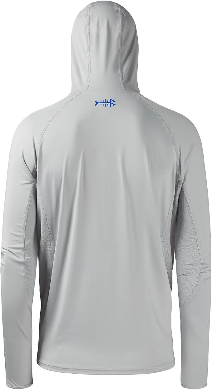 BASSDASH UPF 50+ Men’s Long Sleeve Fishing Shirt with Mask UV Neck Gaiter Hoodie