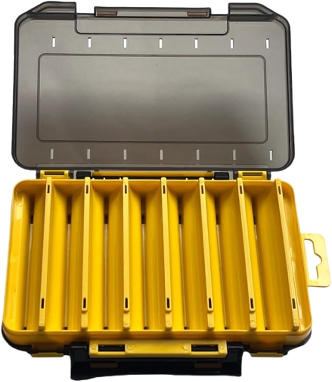 Plastic Storage Box for Lure Hard Bait,Double Sided,12/14 grids (Y1420)