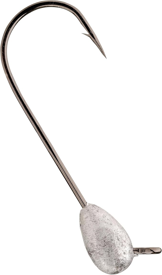 Strike King (TGTJ18-U) Tour Grade Tube Jig Head Fishing Lure, 999 - Nude, 1/8 oz, Weight Forward Design