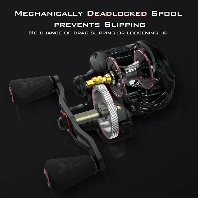 KastKing Speed Demon Elite Fishing Reel, World's Fastest 10.5:1 Gear Ratio/Deadbolt Baitcasting Reel, 10+1 Shielded Stainless Steel BB, CNC Lightweight Aluminum Frame, Available in Skipping Version