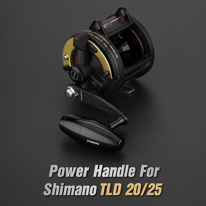 GOMEXUS Power Handle for Shimano TLD 20 25 Fishing Reel Handle(Not for 2 Speed)