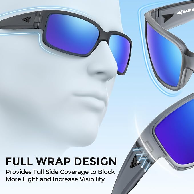KastKing Skidaway Polarized Sport Sunglasses for Men and Women,Ideal for Driving Fishing Cycling and Running,UV Protection