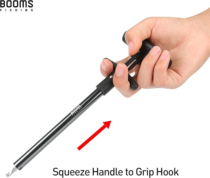 Booms Fishing R2 Hook Remover Squeeze-Out Fish Hook Tools 3 Colors Available