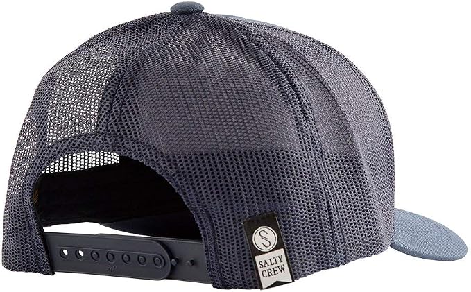 Salty Crew Shark Logo Retro Trucker Hat - Unisex Adjustable Baseball Hat for Adults - Premium Cotton
