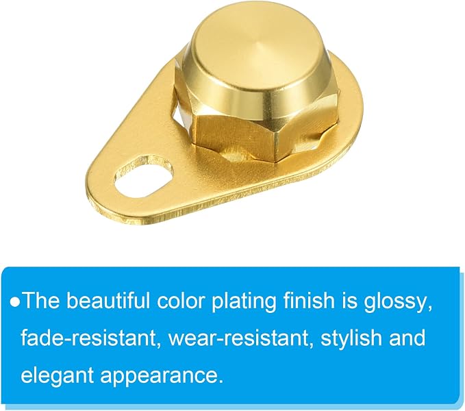 PATIKIL Fishing Reel Screw Nut Locking Plate Right Handle Locking Caps Screw Nut Replacement for DIY Fishing Accessories