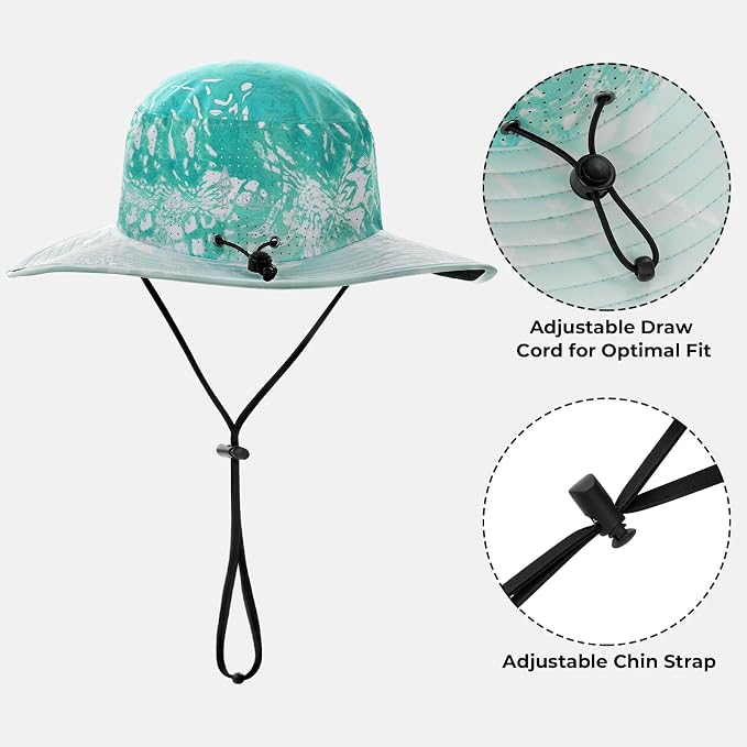KastKing Sol Armis UPF 50 Boonie Hat - Sun Protection Hat, Fishing Hat, Beach & Hiking Hat, Paddling