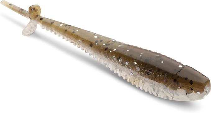 CrushCity Mooch Minnow Soft Plastic Minnow Bait, Natural Profile for Drop Shot, Jig Head & Multi-Species Fishing