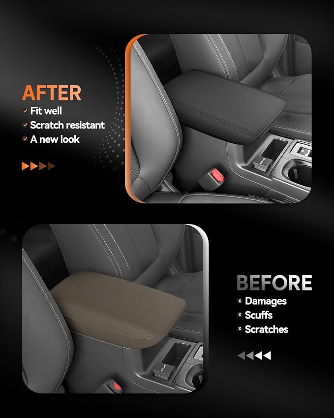 CDEFG for 2026 Subaru Outback Center Console Cover Armrest Box Cover for 2026+ Outback Accessories Console Arm Rest Protector Thickened