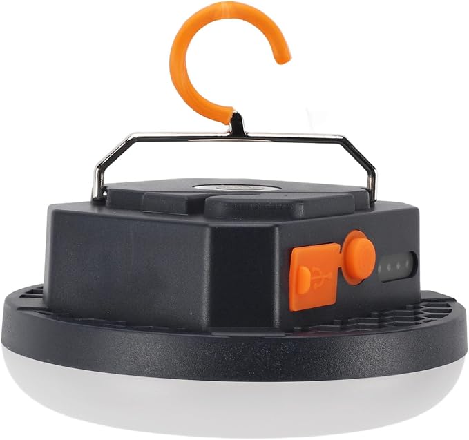 Fydun Rechargeable LED Lantern for Cam, 4800mAh Light for Fishing, Maintenance & Outdoor Use - Portable Battery Operated Tent Light with Hooks