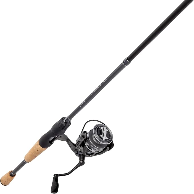 Lew's Speed Spin Spinning Reel and Fishing Rod Combo, HM30 Graphite Rod, 9+1 Bearings, Speed Gears