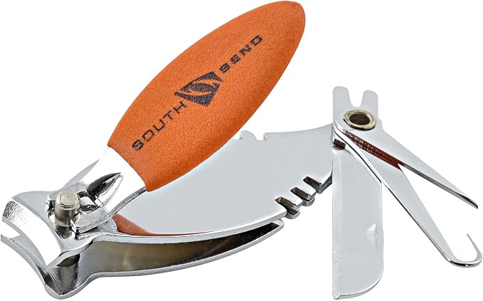 SOUTH BEND Deluxe Clippers - Durable Steel Multipurpose Fishing Tool with 7 Functions