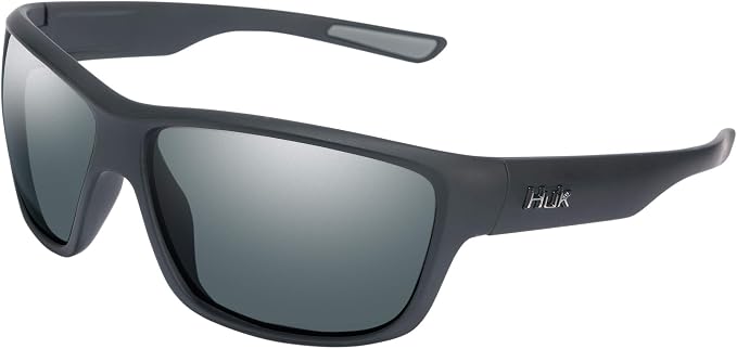 HUK Sunglasses, Polarized Lens Eyewear with Performance Frames, Fishing, Sports & Outdoors Sunglasses