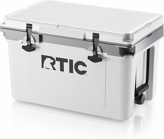 RTIC Ultra-Light 32 Quart Lightweight Hard Cooler, Insulated Portable Ice Chest 13 lbs, 48-Can Capacity, 5-Day Ice Retention, for Camping, Fishing, Beach, Boat, Picnic, Day Trip