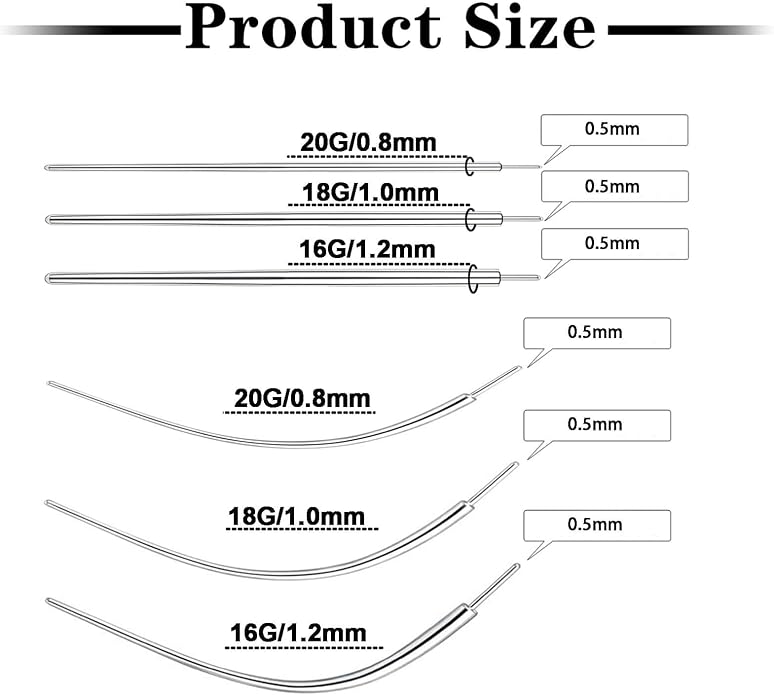 Uni-J Piercing Taper Ball Grabber Tool for Changing Jewelry - 14G 16G 18G 20G Threadless/Internal thread/External Thread Stretching Kit for Ear/Nose/Navel/Nipple/Lip/Eyebrow/Tongue