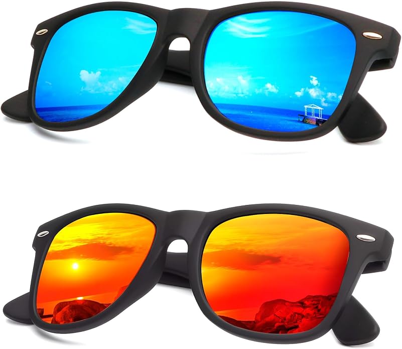 KALIYADI Sunglasses Men Polarized for Mens and Womens Unisex Sun Glasses for Driving UV Protection