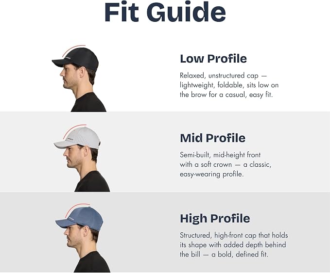 MISSION Cooling Performance Hat, Unstructured Low-Profile Adjustable Fit - UPF 50 - for Running, Workouts & Outdoors