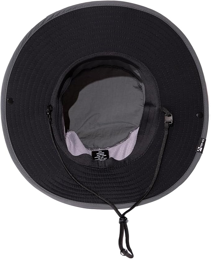 TOP-EX UVCoolix™ Bucket Hat for Men, Cooling Sun Hat Women, UPF 50 Wide Brim Boonie Hats Underbrim Prints, Breathable, M-XXL