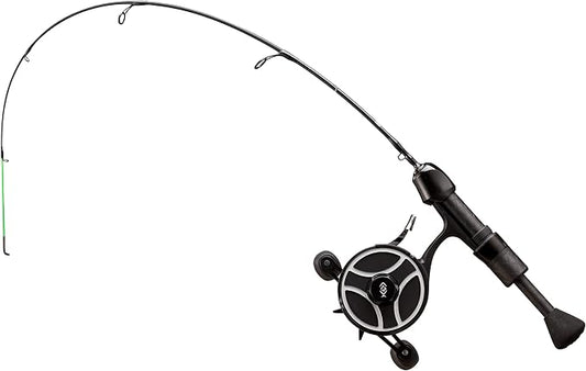 13 Fishing - The Snitch Pro/Freefall Ghost - Inline Ice Fishing Combos - Flex-Core Quick Action Tip