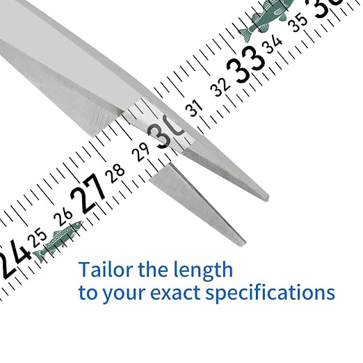 Fishing Ruler for Boat 58" Self-Adhesive Fish Measuring Decals (3 Pack) Waterproof Self Adhesive Measuring Ruler Tape (Blue)