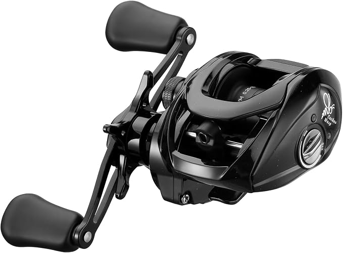 HAUT TON Matel Master Advanced Version Baitcaster reels,6.2:1Gear Ratio,5+1Ball Bearing,Bait clickers,12Lb Drag System Fishing Reels,for Saltwater,Freshwater