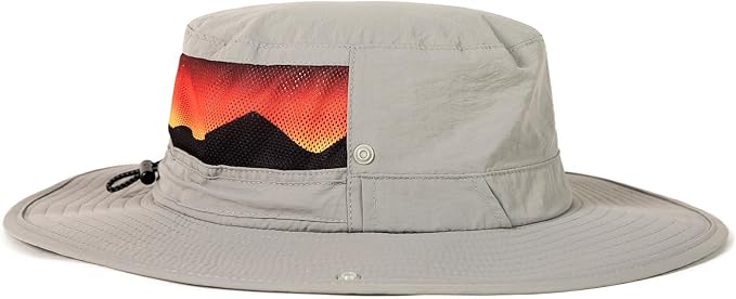 TOP-EX UVCoolix™ Bucket Hat for Men, Cooling Sun Hat Women, UPF 50 Wide Brim Boonie Hats Underbrim Prints, Breathable, M-XXL