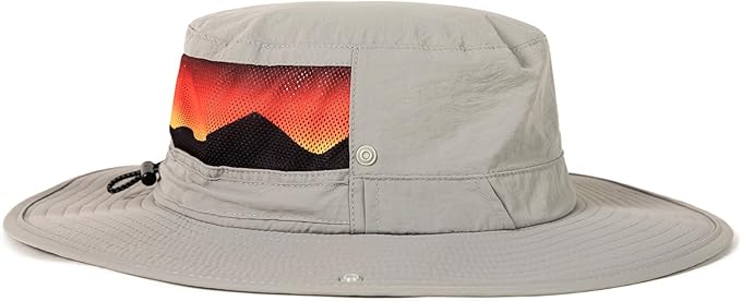 TOP-EX UVCoolix™ Bucket Hat for Men, Cooling Sun Hat Women, UPF 50 Wide Brim Boonie Hats Underbrim Prints, Breathable, M-XXL