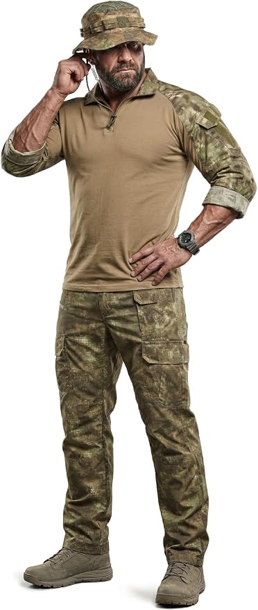 CQR Men's Tactical Boonie Hat, Breathable Packable Sun Hat for Hunting, Hiking, Fishing, Shooting, and Outdoor Activities