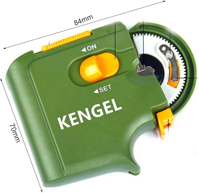 KENGEL Electric Device Automatic Fishing Hook Tier Tool Tyer Machine Tying Device Tie Knot Lure Fishing Hook Line Tyer Tie Machine Fishing Tackle