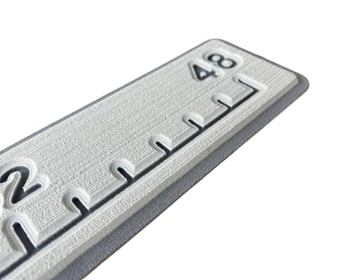 | Fish Ruler | SeaDek | 48 inch Fish Measurement Tool | Perfect for Boats and Kayaks | Cool Gray/Storm Gray
