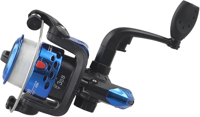 Fishing Reel with 5.2:1 Gear Ratio, Lightweight 153g Reel with Pre-spooled Line for Freshwater Saltwater, Smooth Drag System