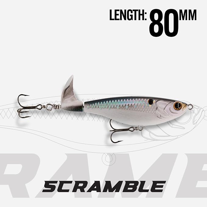 6th Sense – The Scramble Bass Fishing Topwater Fishing Lure with Rotating Tail