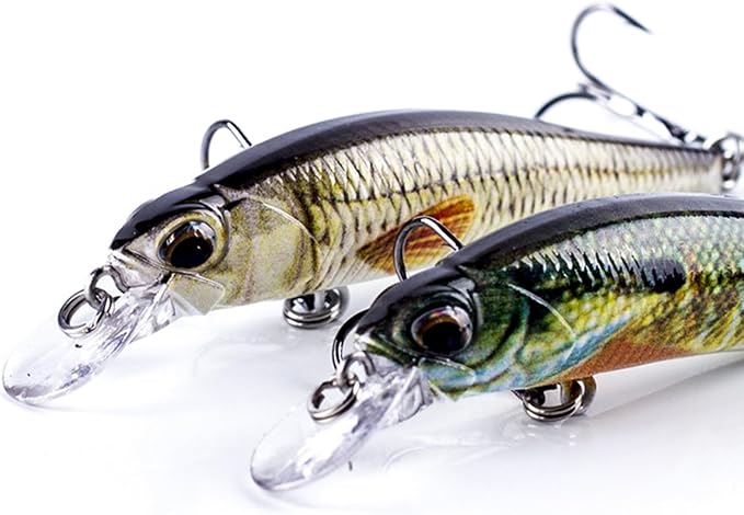 Glide Bait, Slow Sinking Swimbait, Topwater Hard Lures for Bass Catfish,Pike Perch, Freshwater or Saltwater