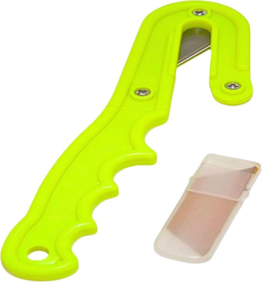 Scuba Choice Diving Line Cutter – 8" Safety Design, Firm Grip Handle, 2 Extra Blades, Waterproof, Compact Tool for Fishing, Spearfishing, Underwater Emergencies