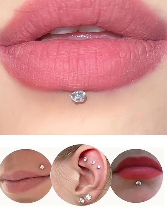 QWALIT Piercing Taper Threadless Insertion Tool - Titanium Labret Pin 16g, 18g, 20g