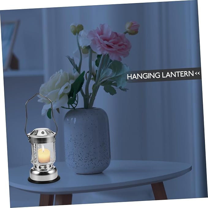 Vintage Camping Light Aluminum Alloy Lantern with Base Rechargeable Night Fishing Lamp