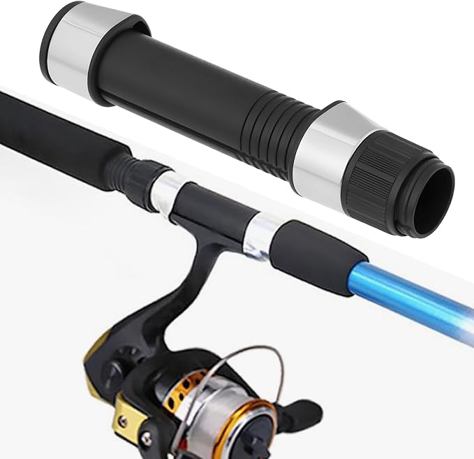 ECSiNG 2 Pack Fishing Rod Reel Seat Compatible with Most Spinning and Casting Reels 16 mm and 18 mm Black