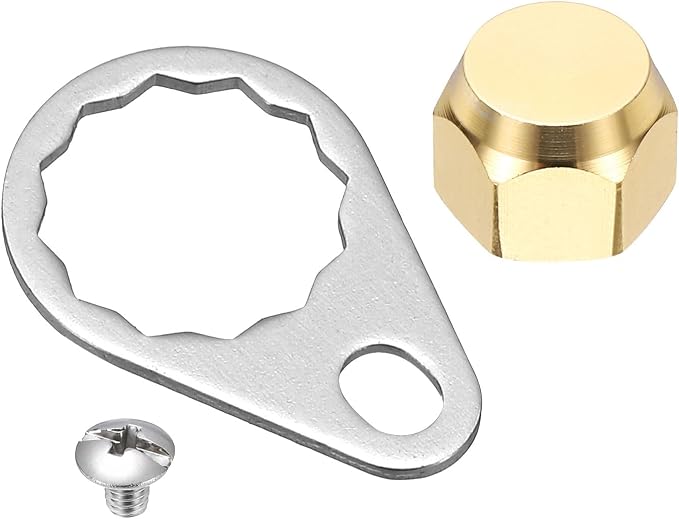 Fishing Reel Screw Nut Caps, Right Handle Knob Locking Plate Nut Replacement Parts