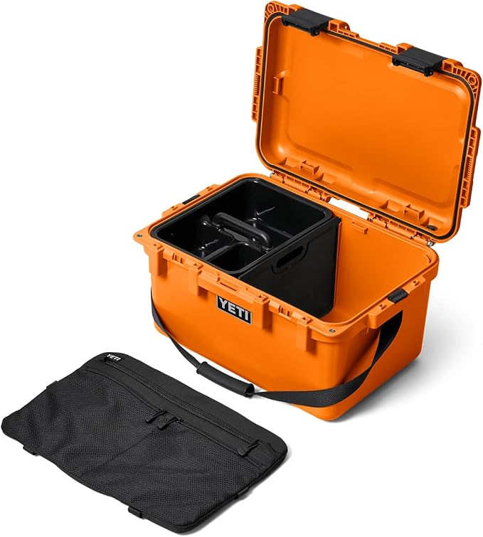 YETI LoadOut GoBox Collection, Divided Waterproof Cargo Case, Dry Box, Camera Case, Fishing Tackle Box