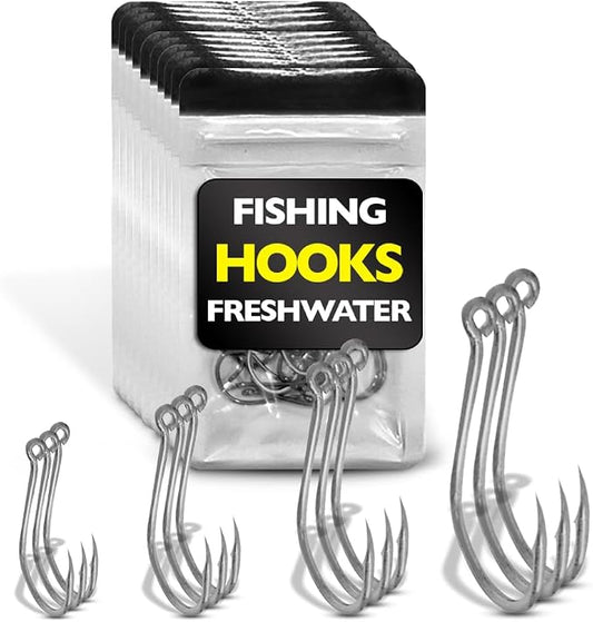 Fishing Hooks Freshwater - Trout - Crappie - Bluegill - Bass - Panfish - Walleye - Perch - Sunfish