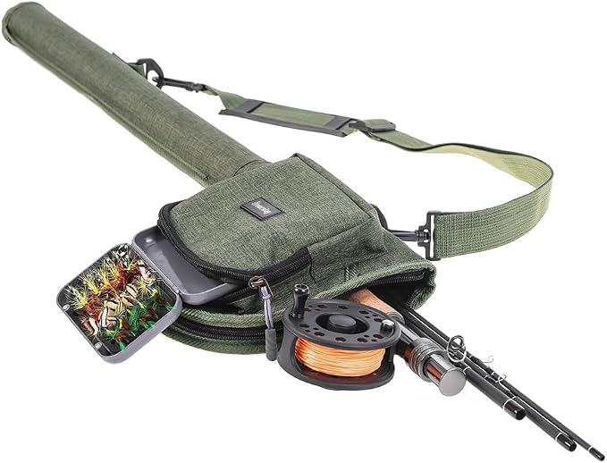 Fly Fishing Combo - Rod, Reel, Carrier, Bag & Case - Portable Fly Fishing Gear