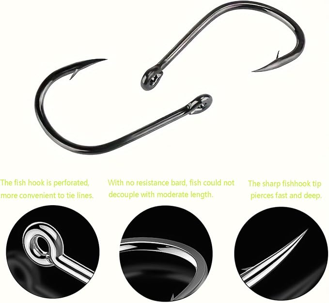 1000pcs 600pcs 300pcs Small Fish Hooks for Freshwater, 10 Specifications of Trout Fishing Hook Set