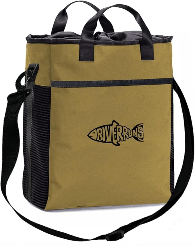 Riverruns Fishing Hunting Wader Bag with Vented Mesh, Waders Boots Bag, Fly Fish Storage Bag for Fishing, Hiking, Camping